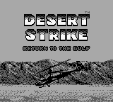 Desert Strike - Return to the Gulf (USA) Title Screen
